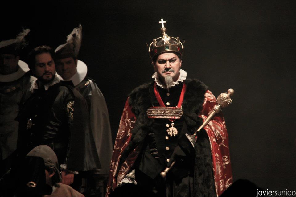 Ildar Abdrazakov como Filippo II. Foto: J. Súnico - Coro Nacional del Perú
